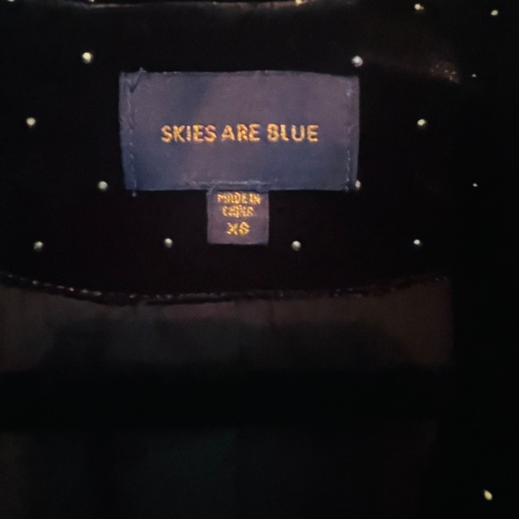 Skies are Blue Black Velvet Duster - Picture 5 of 5